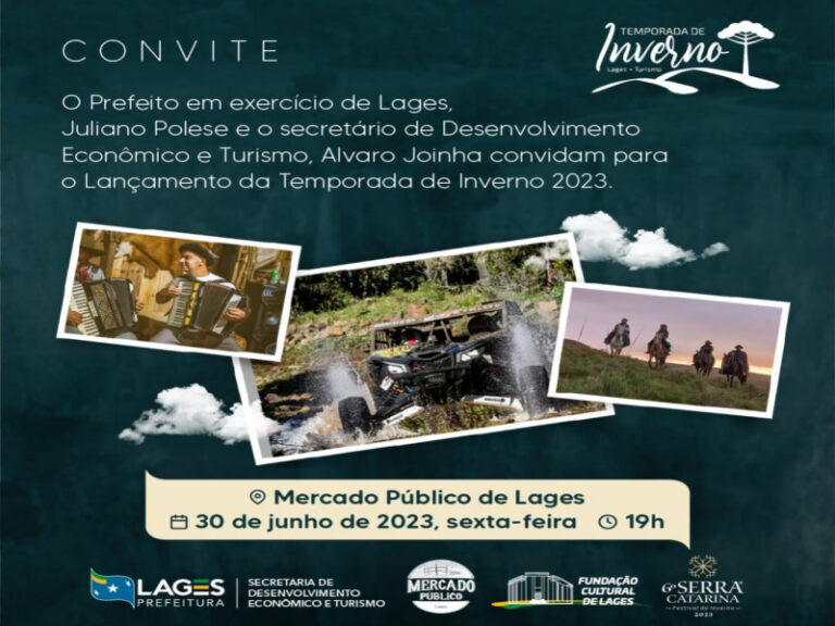 Lançamento Temporada Inverno, hoje no Mercado