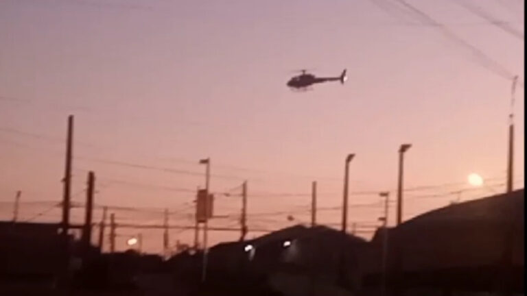 Helicóptero da Civil acorda lageanos