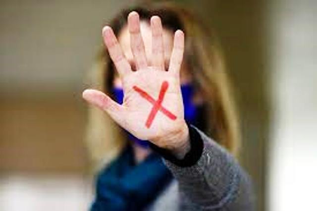 Campanha Sinal Vermelho “um X na palma da mão”