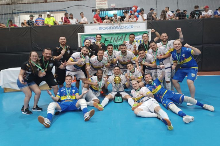 Lages Futsal vira contra Cunha Porã e sagra-se campeão do Campeonato Catarinense 1ª Divisão