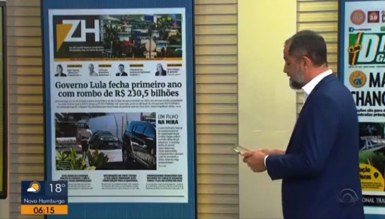 RBS interrompe notícia negativa (da véspera) sobre governo Lula