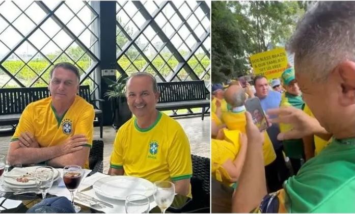 UPIARA:  Bolsonaro na Paulista teve Jorginho no camarote e João Rodrigues na pipoca