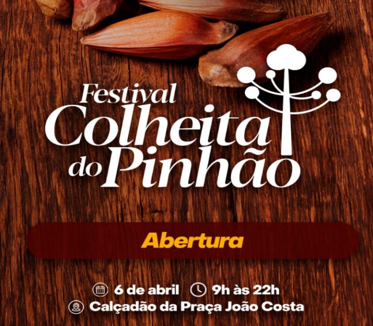O Festival Colheita do Pinhão 2024 é neste sábado, viu?
