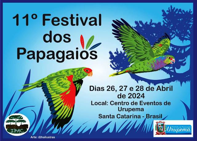 URUPEMA: Festival dos Papagaios, na cidade mais fria do Brasil