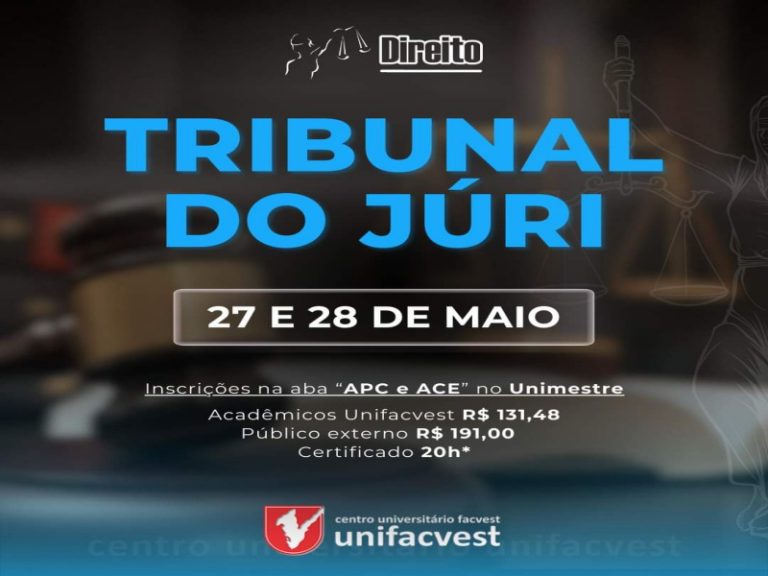 Simulação Didática do Tribunal do Júri na Unifacvest