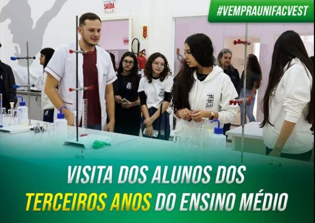 Unifacvest recebe visita estudantes do Ensino Médio