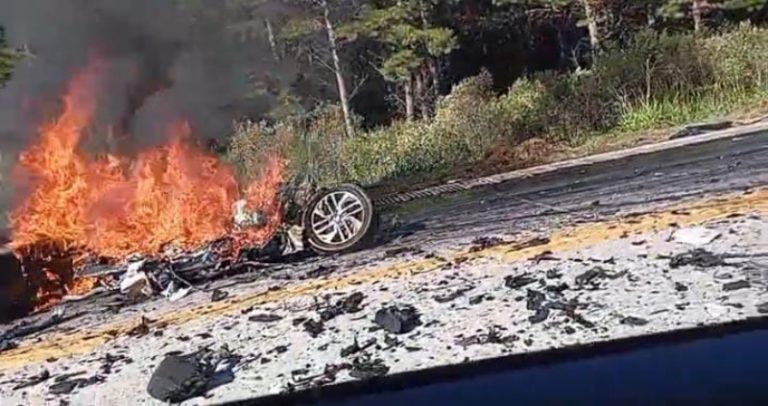 Colisão na SC-114 mata motorista de HB20 de Lages