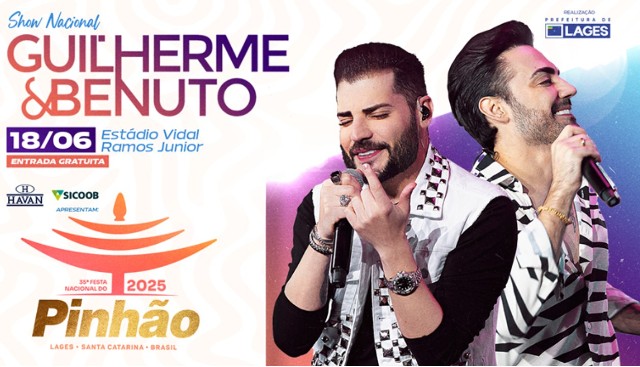 Mais uma dupla confirmada no palco da 35ª Festa Nacional do Pinhão