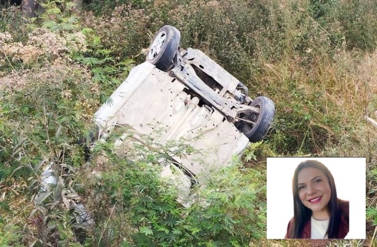 Secretária de Meio Ambiente de Palmeira morre em grave acidente na SC-114