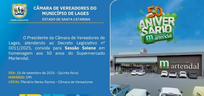 convite 50 anos martendal convite