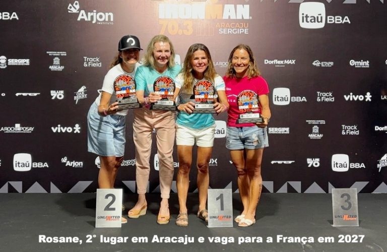 Rosane Correa garante vaga para o Mundial Ironman 7.3 de 2027