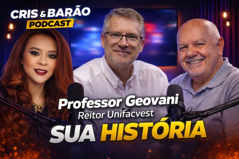 Reitor Prof. Geovani Broering no Podcast Cris & Barão