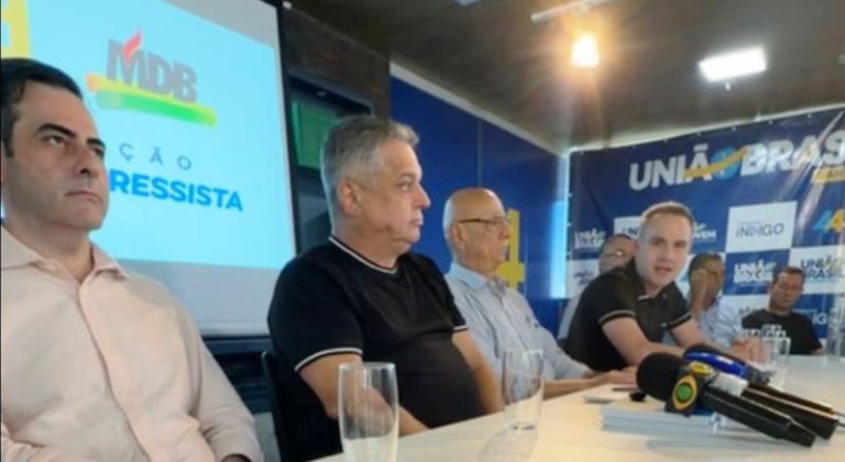 João Rodrigues fecha aliança para disputar o governo, com vice do MDB e Amin ao Senado