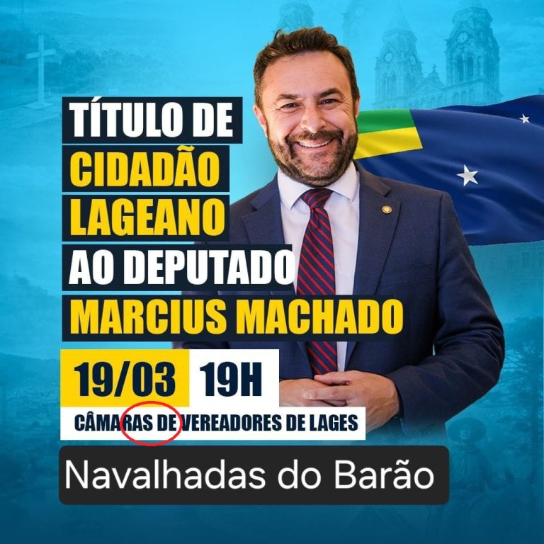 Navalhadas do Barão e os fatos políticos da semana na Serra