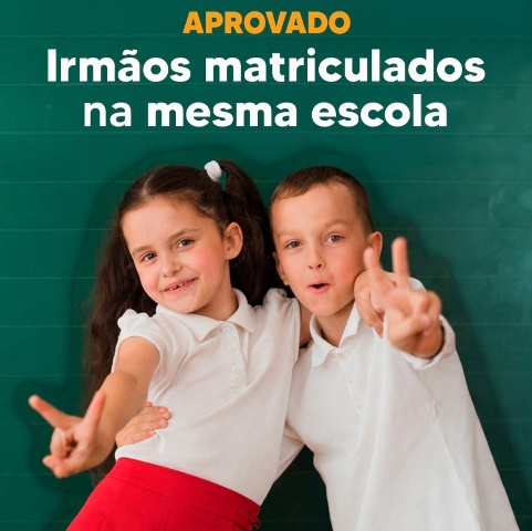 alesc irmãos na mesma escola