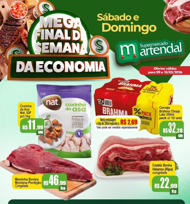 Final de semana com promoções Martendal