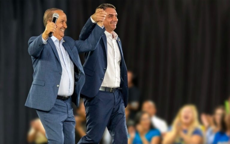 Jorginho participa do lançamento da candidatura de Flávio Bolsonaro e prepara convenção em SC