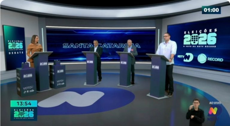 Primeiro debate na TV: divertido e com espetadas