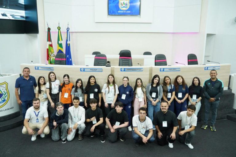 Programa Vereador Mirim tem primeiro ato do ano na Câmara de Lages