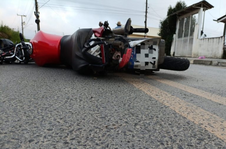 Acidente com morte de motociclista no Gethal, em Lages 