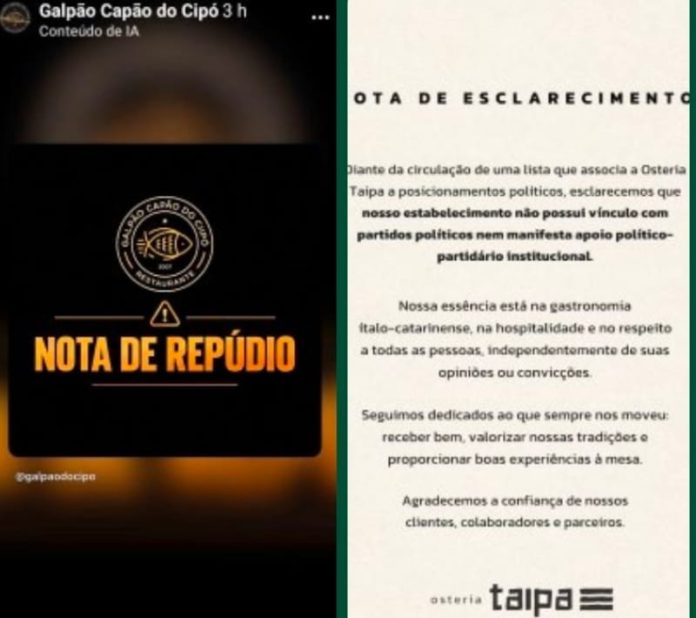 notas restaurantes